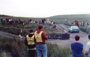 The triangle heading towards the yump