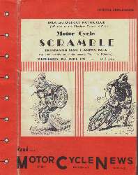  Front cover of programme 